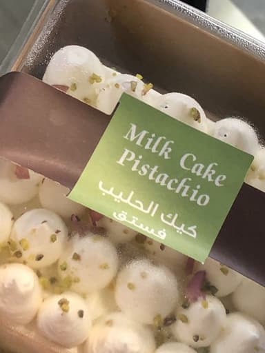 Milk cake